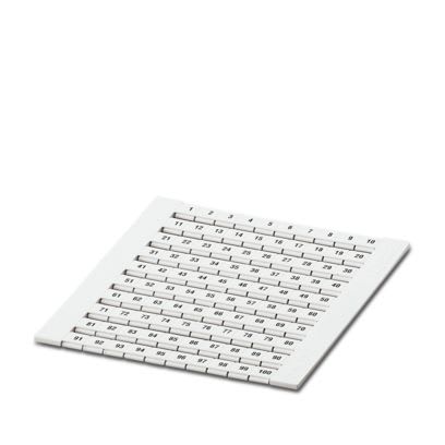 PHOENIX CONTACT - PHC0800284 ZBFM 6/WH,LGS:1-100 Sigla morsetti