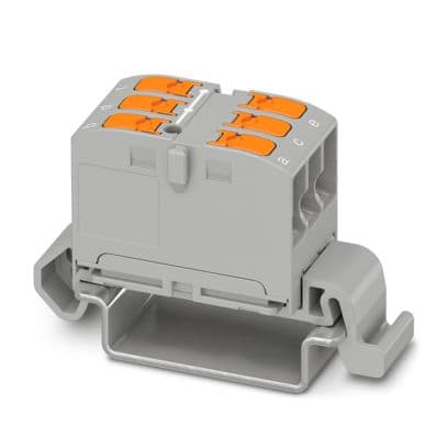 PHOENIX CONTACT - PHC1019526 PTVFIX 6X2,5-NS35A GY BLOCCO DISTRIB.