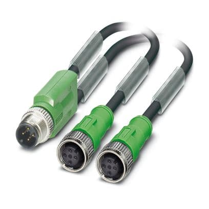 PHOENIX CONTACT - PHC1077271 SAC-3P-M12Y/2X0,3-PUR/M12FS CAVO SENS/AT