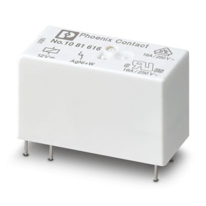PHOENIX CONTACT - PHC1081616 REL-MR- 12DC/1ICT RELE
