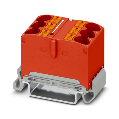 PHOENIX CONTACT - PHC1082481 PTFIX 6X10/S-NS35A RD Mors. di distribuz