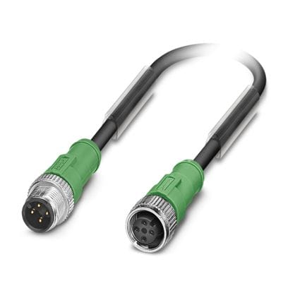 PHOENIX CONTACT - PHC1504628 SAC-4P-M12MS/ 6,0-PUR/M12FS CAVO SENS/AT