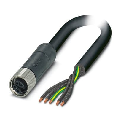 PHOENIX CONTACT - PHC1414788 SAC-5P- 3,0-PUR/M12FSK PE CAVO SENS/ATT