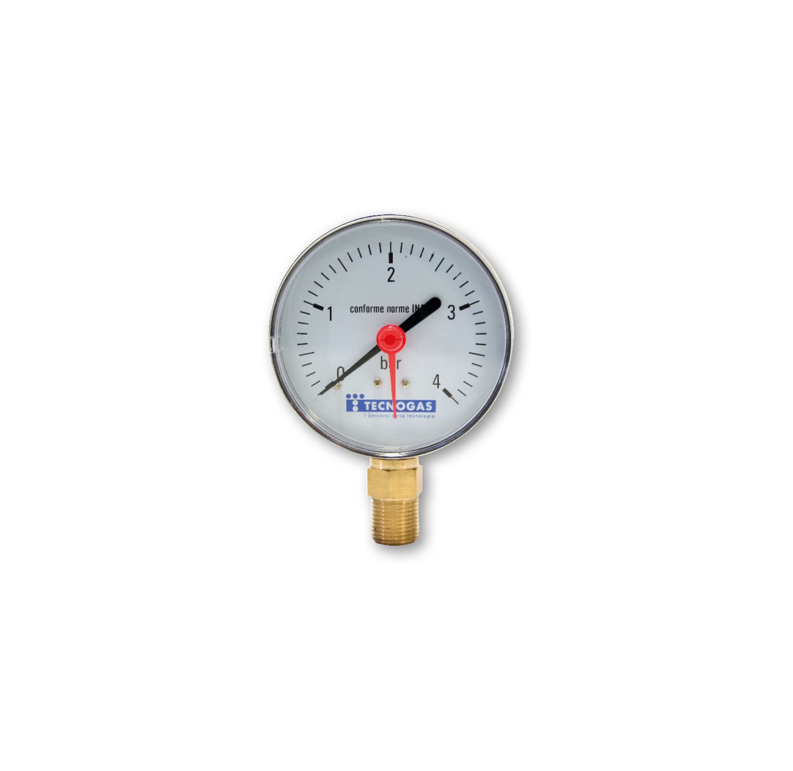 TECNOGAS SRL - TGS00000006983 MANOMETRO RAD. 10BAR D.100 MM D 1/2 CO