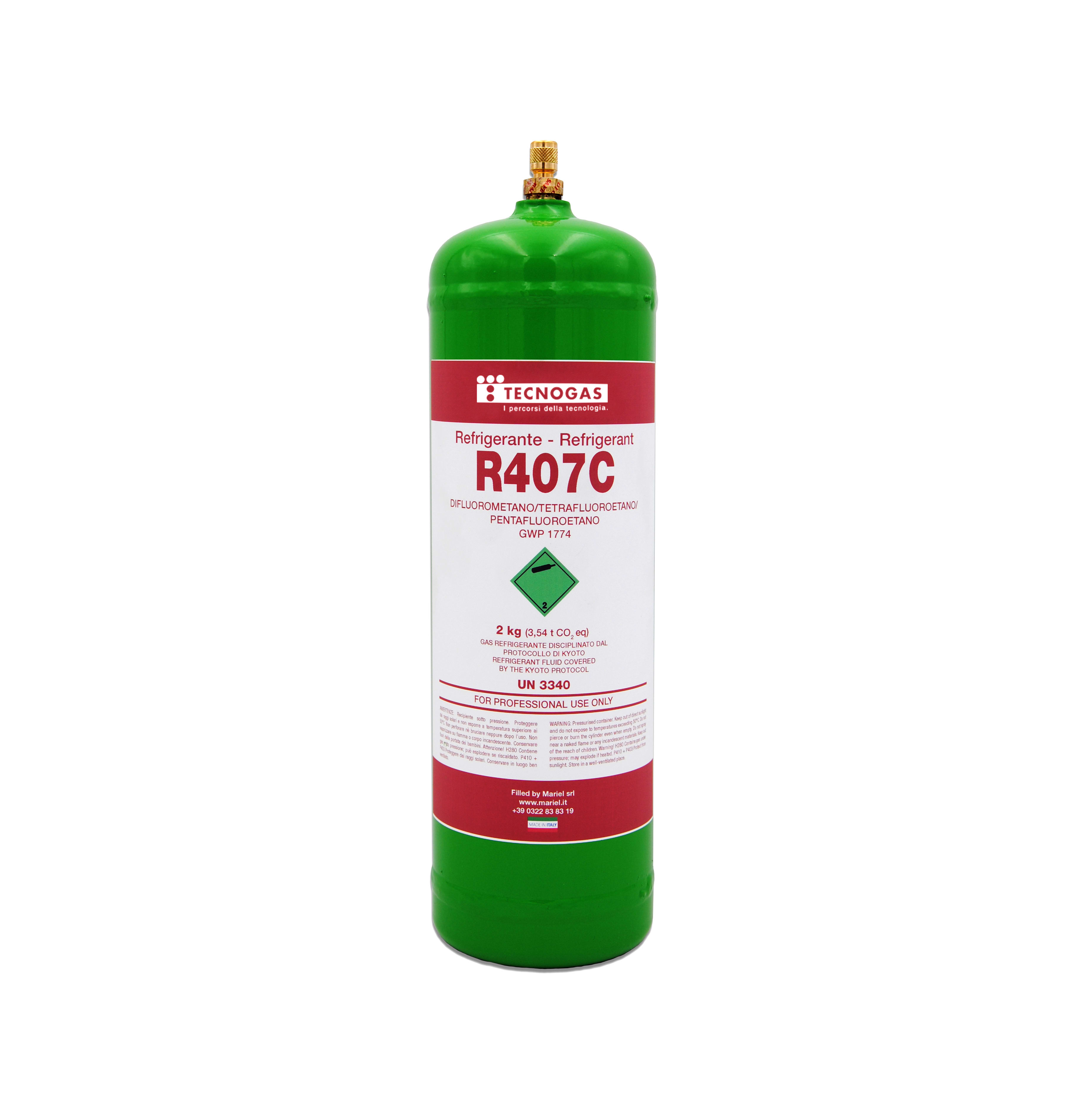 TECNOGAS SRL - TGS00000011256 BOMBOLA FE DI GAS REFRIGERANTE R407C DA