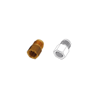TECNOGAS SRL - TGS00000011367 RACCORDO DIRITTO IN OTTONE M 1/2 F 3/8