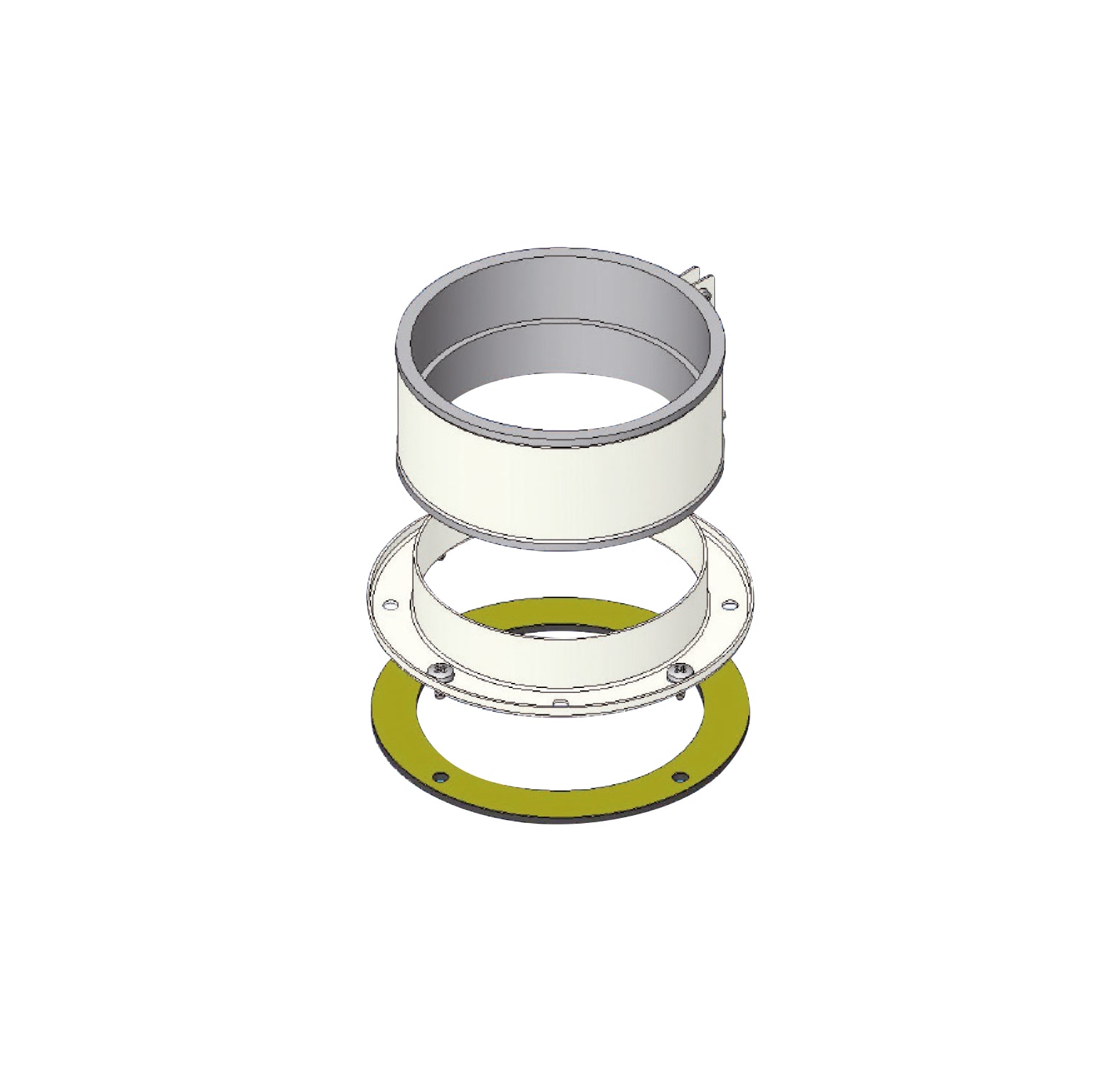 TECNOGAS SRL - TGS00000051083 ATTACCO VERTICALE MANICOTTO E FASCETTA