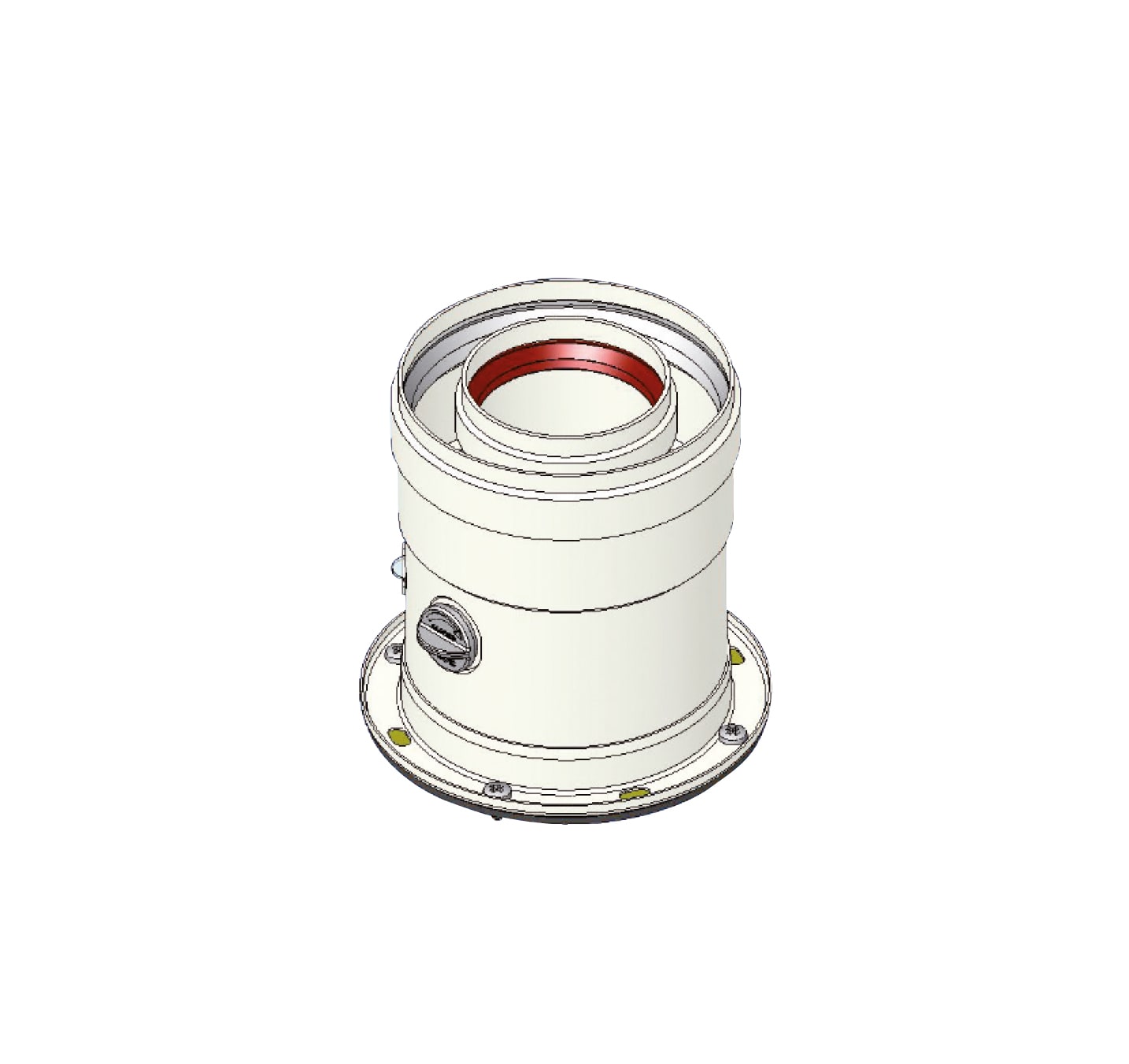 TECNOGAS SRL - TGS00000051096 TRONCHETTO CON PARTENZA A FLANGIA D=128