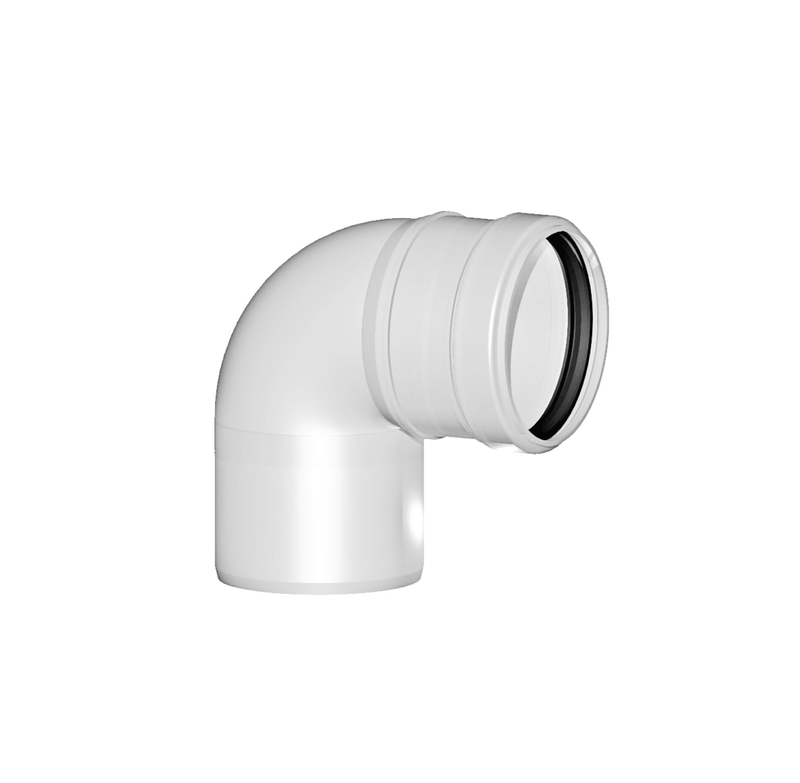 TECNOGAS SRL - TGS00000051272 CURVA IN P.P. 90° MF D=80 C/GUARNIZIONI