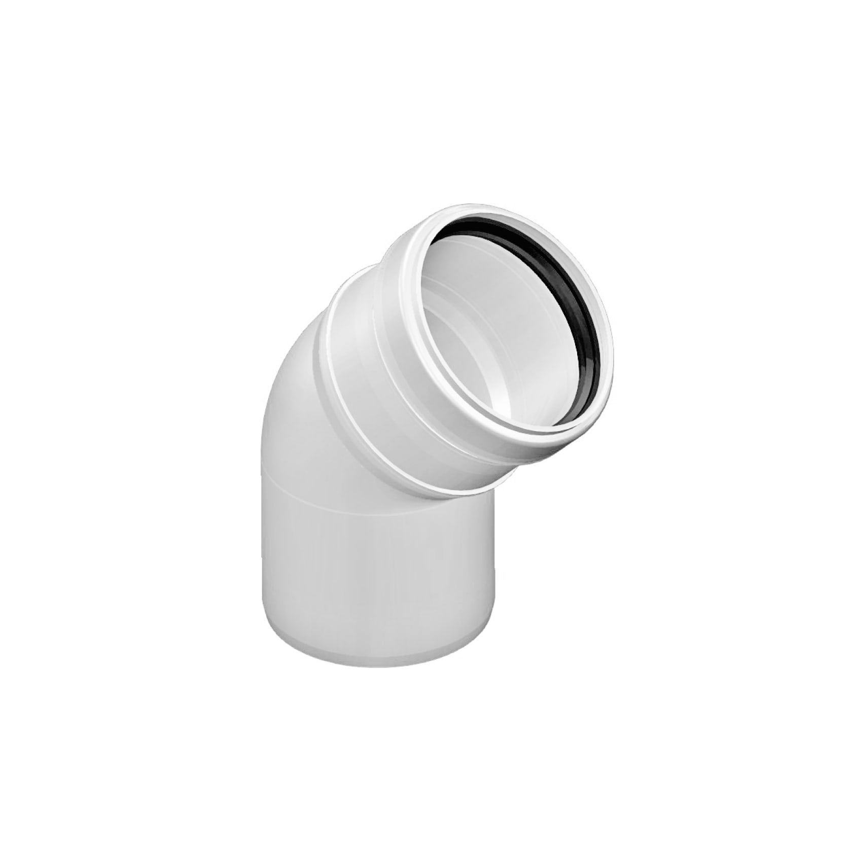 TECNOGAS SRL - TGS00000051276 CURVA IN P.P. 45° MF D=80 C/GUARNIZIONI
