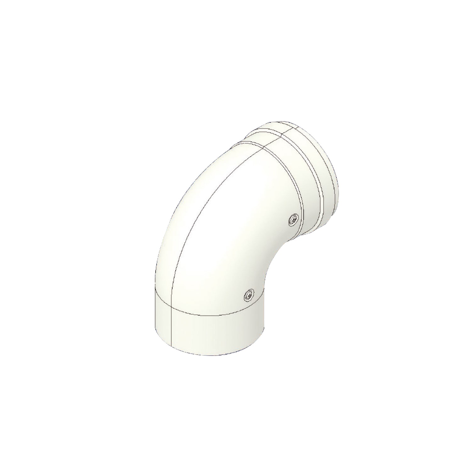 TECNOGAS SRL - TGS00000051355 KIT CURVA 90° MF D=60/100 C/GUARN A NOR