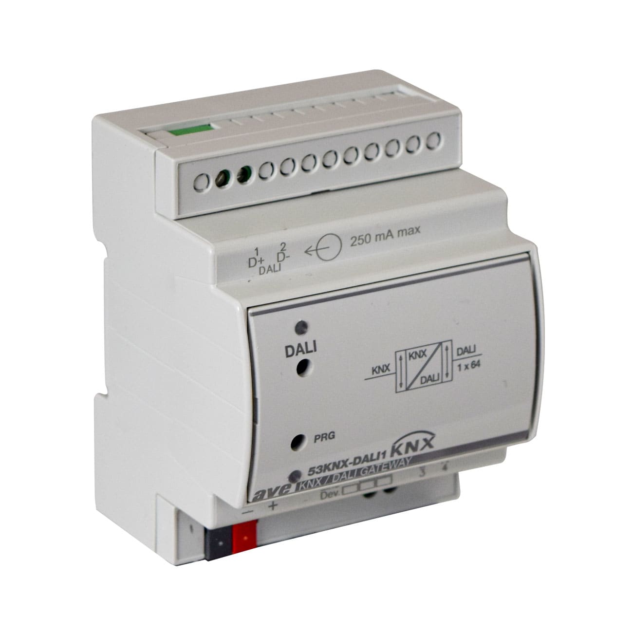 AVE - AVE53KNX-DALI1 GATEWAY KNX/DALI1 1CH-4M DIN