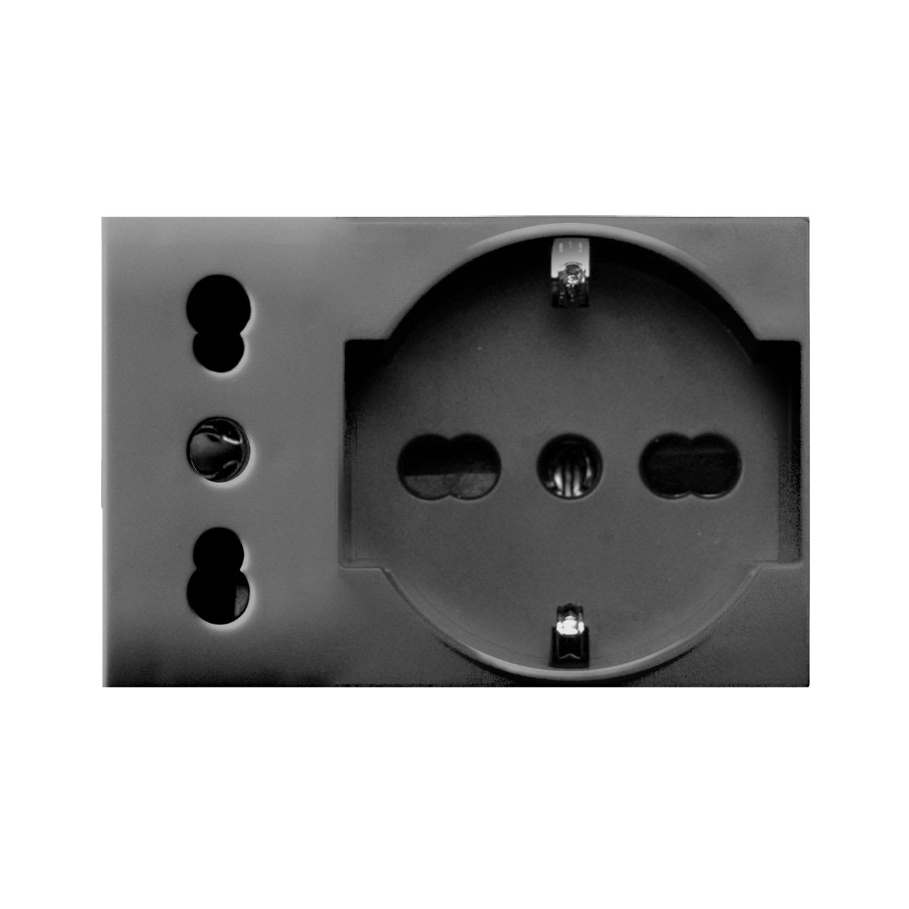 AVE - AVE44509015MB PRESA SCHUKO+BIPASSO 10/16A TEKLA3M