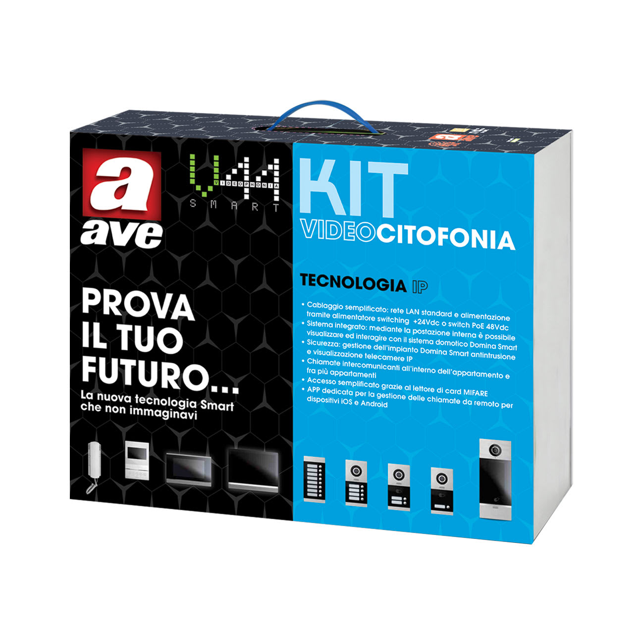 AVE - AVEKV02-1SMT7ALS KIT IP MONOFAMIL.CON TS-SMART7ALS
