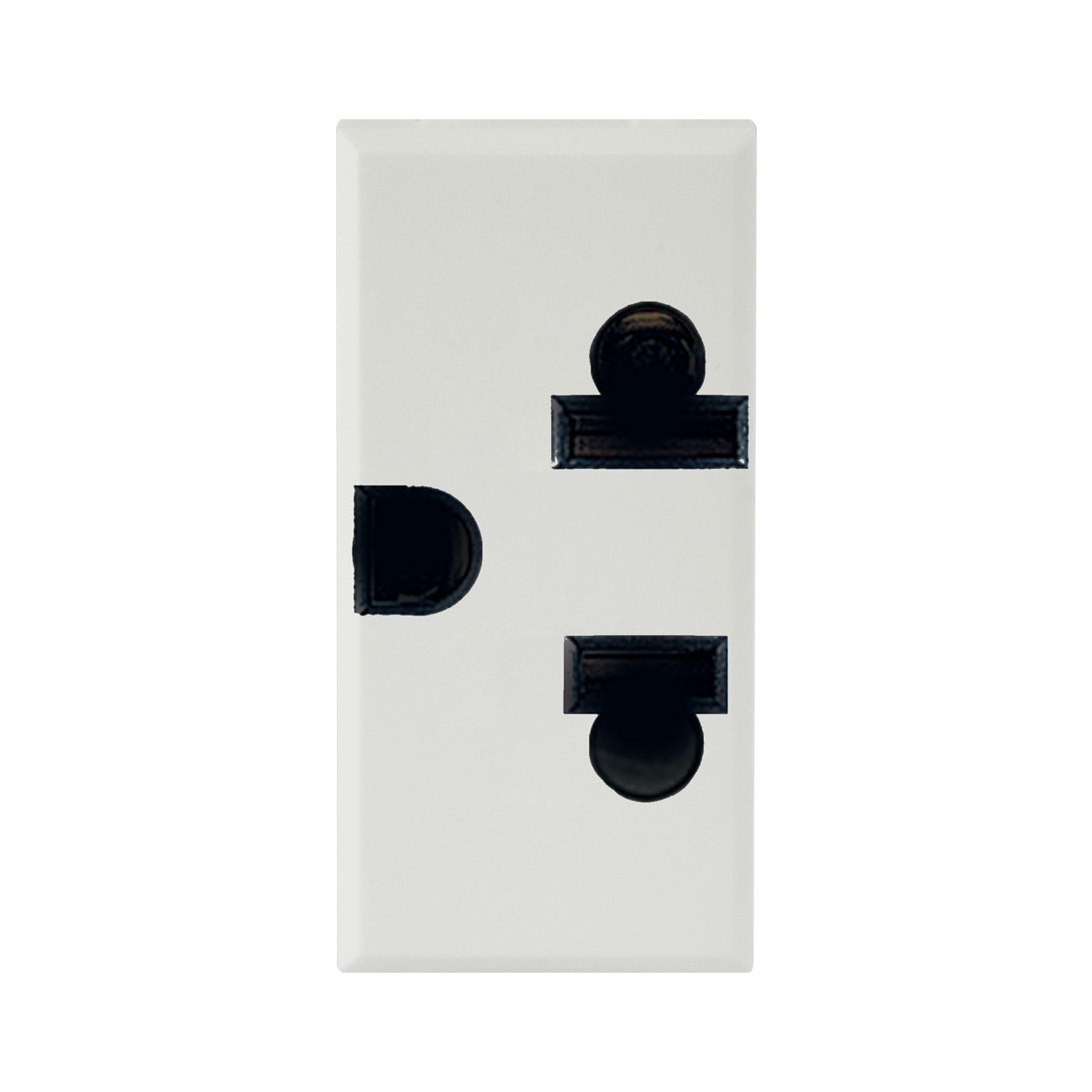AVE - AVE446033TD PRESA EUROUSA 2P+T 16A WHITEK 1M