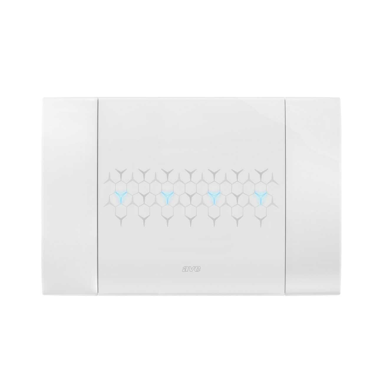 AVE - AVE44PSMTC4BO PLACCA SMART TOUC MET. BIANCO OP.4M