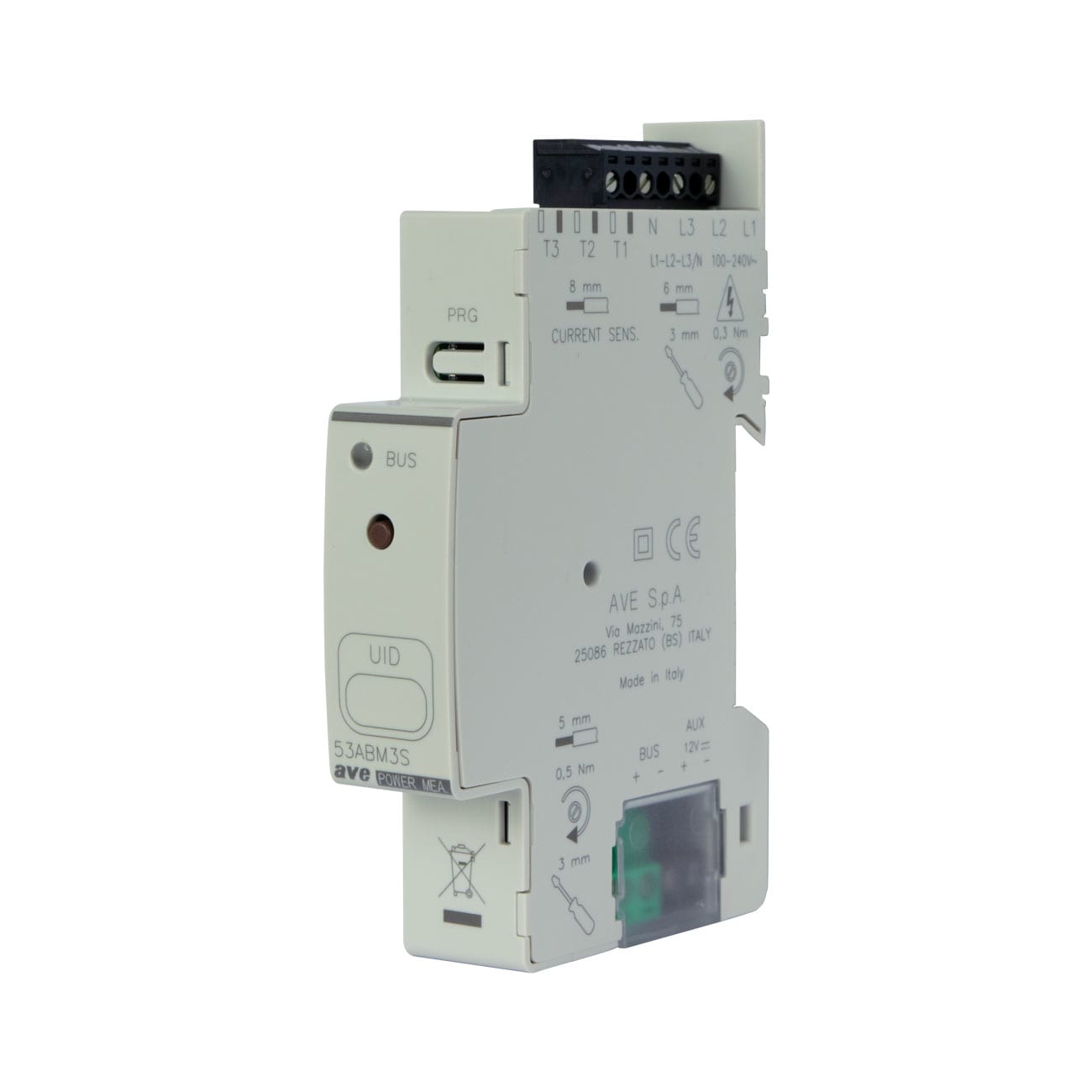 AVE - AVE53ABM3S MISURATORE AVEBUS 1M DIN