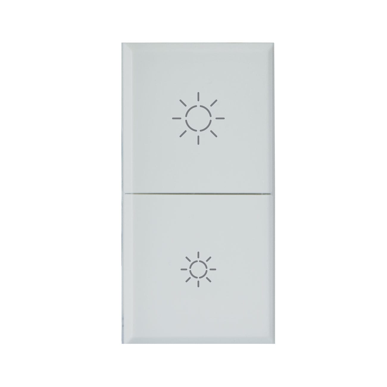 AVE - AVE446TGD-W DUE MEZZI TASTI DIMM. IOT WHITEK 1M