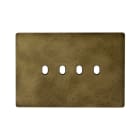 AVE - AVE44PANQ04BAN PLACCA N.ST. ALL.BRONZO ANT.4COM 4M
