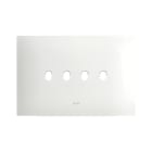 AVE - AVE44PSMN04BO PLACCA SMART NEWSTYLE 4COM BIANC.4M