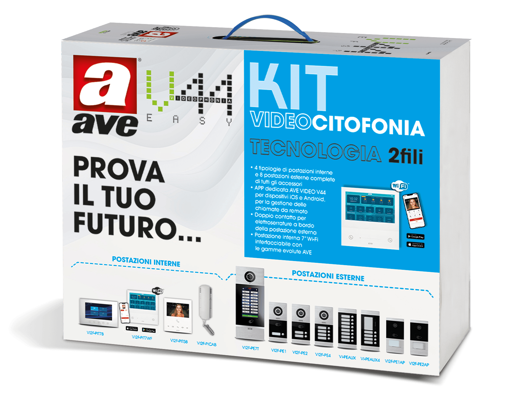 AVE - AVEKV01-1PIT5B KIT 2F MONOFAMILIARE MONITOR 5