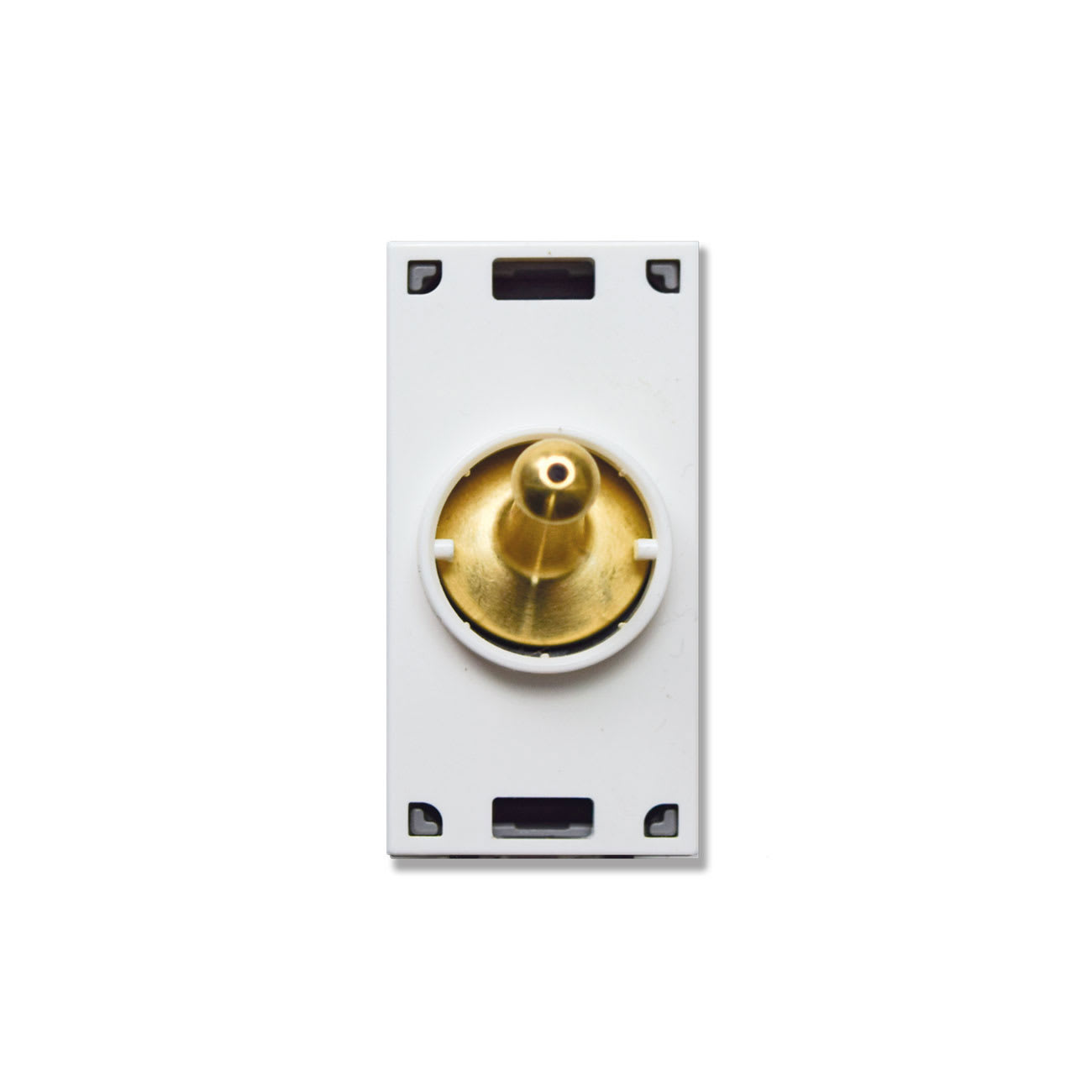 AVE - AVE444005OT PULSANTE LEVETT.OTTONE 1P NA 10A 1M