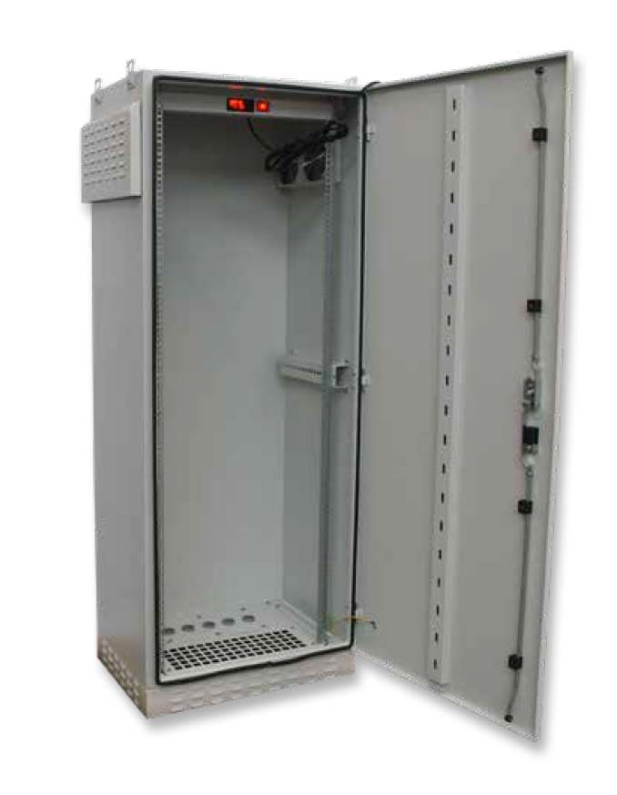 OEC SRL - OEC0000127 CABINET OUTDOOR 20U 600X600 IP54 - KIT V