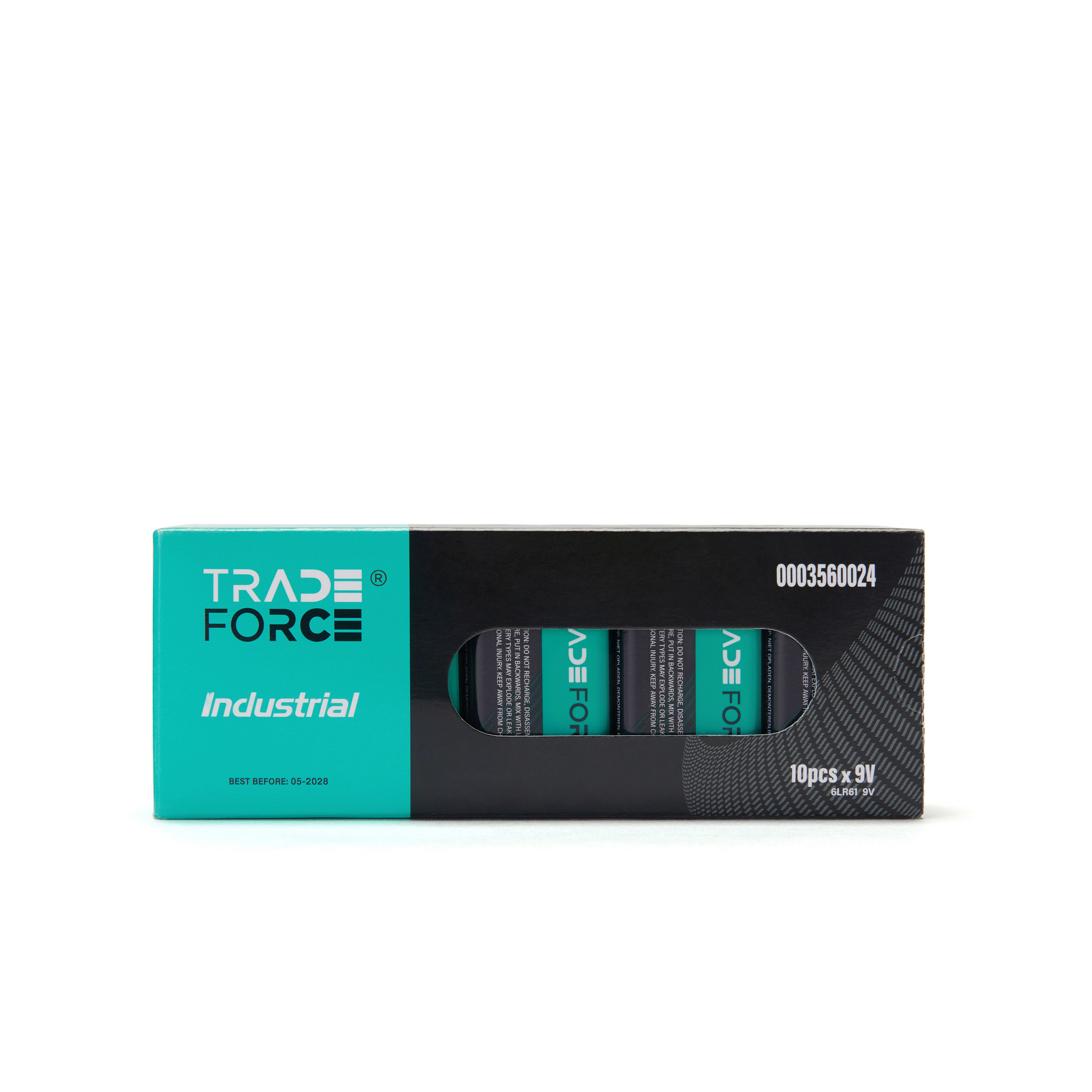 TRADEFORCE - TDM0003560024 BATTERIA ALCALINA 9V - CF 10PZ