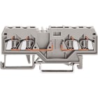 WAGO ITALIA SRL - WAG280-816 MORSETTO DI BASE PER 4 CONDUTTORI GRIGIO