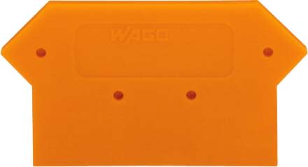 WAGO ITALIA SRL - WAG283-316 PIASTRA TERMINALE E INTERMEDIA SPESSA 4