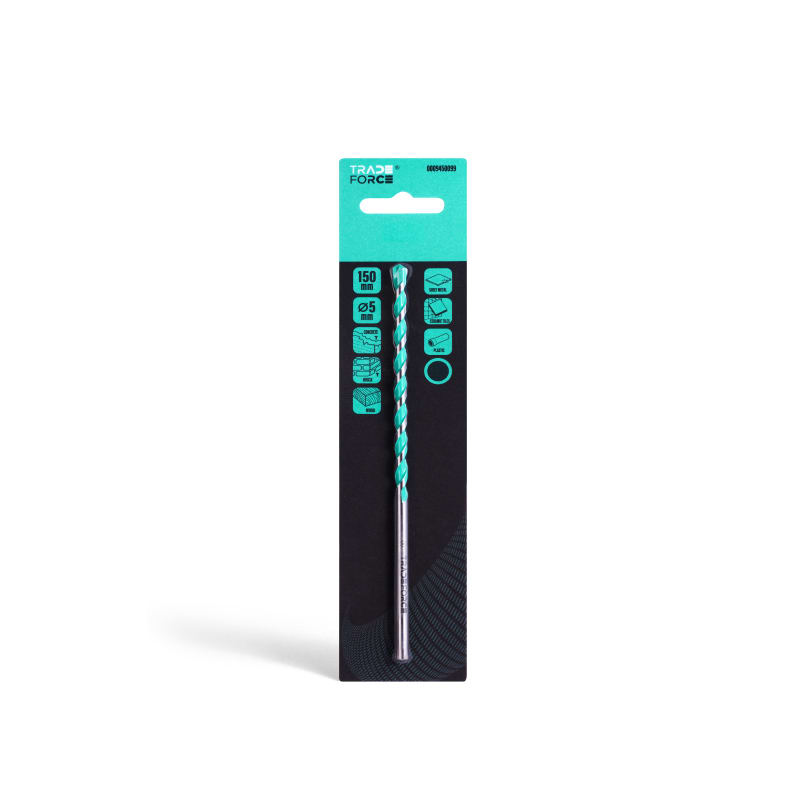 TRADEFORCE - TDM0009450099 PUNTA MULTI MATERIALE - 5X150MM - CYL