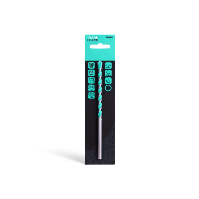 TRADEFORCE - TDM0009450101 PUNTA MULTI MATERIALE - 6X150MM - CYL