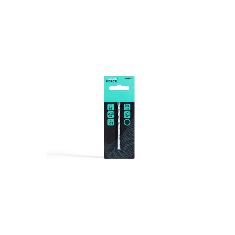 TRADEFORCE - TDM0009450117 PUNTA CIL. HSS X METALLO - D. 3,5 MM