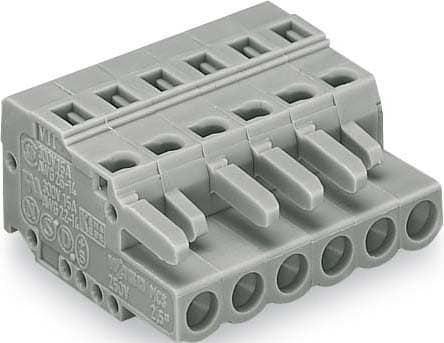 WAGO ITALIA SRL - WAG231-104/026-000 SPINA F 1 CONDUT 2,5MMQ 5MM 4P GR