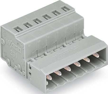 WAGO ITALIA SRL - WAG231-604 CONN M 1 CONDUT 2,5MMQ 5MM 4P GR