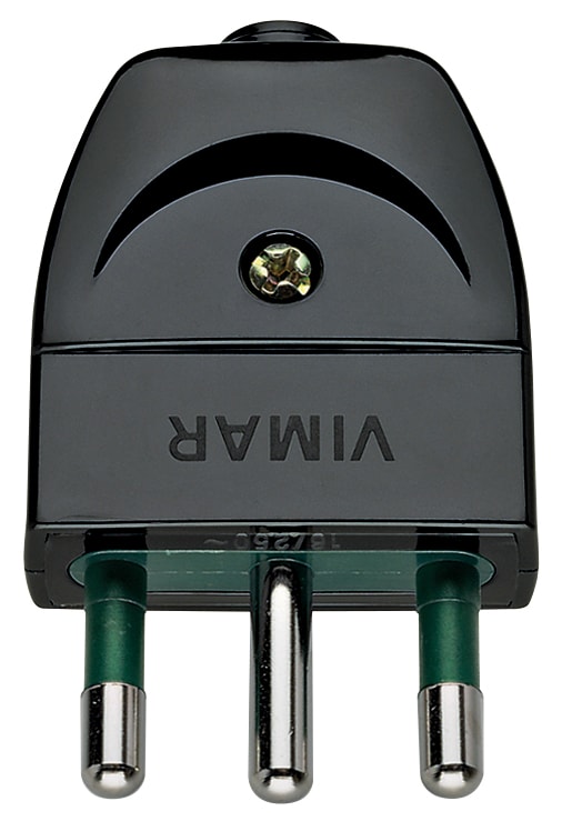 VIMAR SPA - VIW00202 SPINA 2P+T 16A S17 ASSIALE NERO