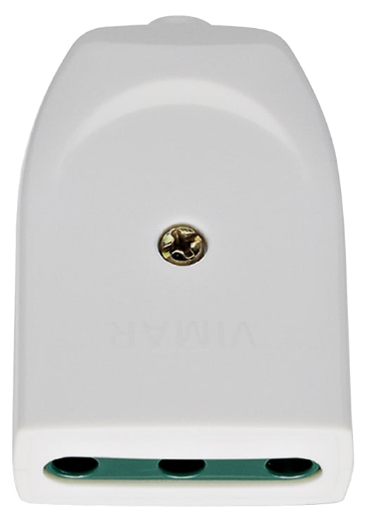 VIMAR SPA - VIW00222.B PRESA 2P+T 16A P17 ASSIALE BIANCO