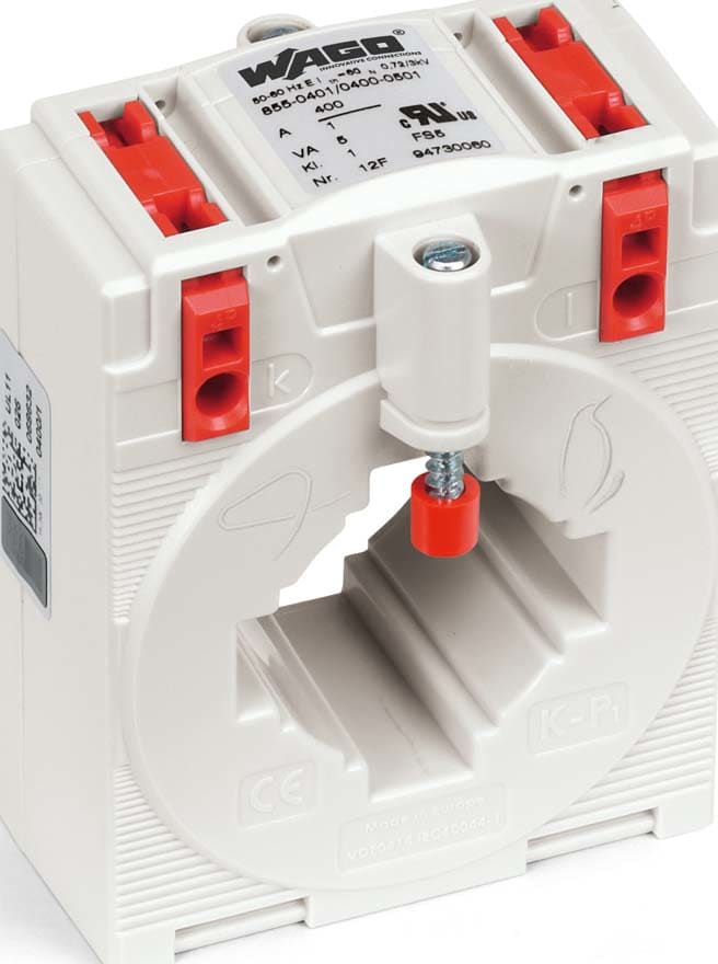WAGO ITALIA SRL - WAG855-305/250-501 TRASFORMATORE INNESTO 250A 5A 5VA CL 1