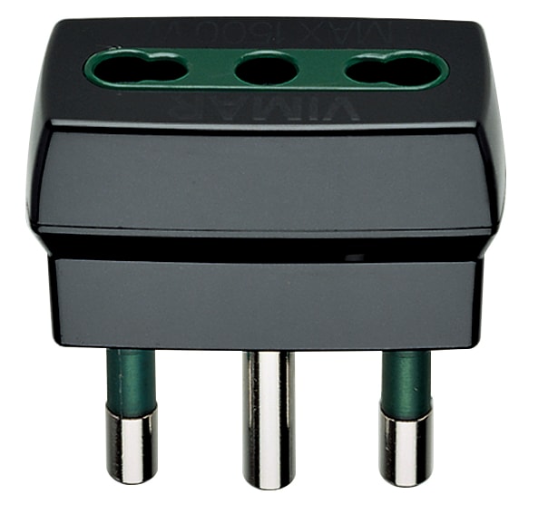 VIMAR SPA - VIW00300 ADATTATORE S17 + P17/11 NERO