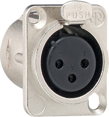 GIRA - GGI003600 XLR SERIE D PRESA FLANGIATA 3P