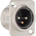 GIRA - GGI003700 XLR SERIE D SPINA FLANGIATA 3P