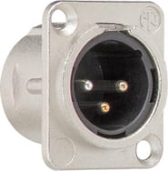 GIRA - GGI003700 SPINA FLANGIATA XLR 3 POLI SERIE D ACCES