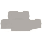 WAGO ITALIA SRL - WAG2002-2791 PIASTRA TERMINALE SPESSORE 0,8 MM GRIGIO