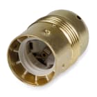 MASTER SRL - MST00545 PORTALAMP. E27 METALLO OTTONATO LISCIO