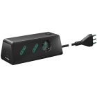 VIMAR SPA - VIW00604.CC PRESA SCRIVANIA 1UNIV+2P17/11+3USB+S17 N