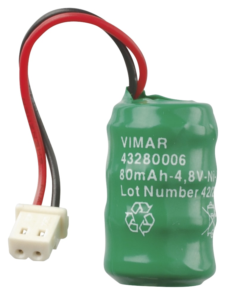 VIMAR SPA - VIW00910 BATTERIA RICARICABILE NI-MH 4,8V 80MAH