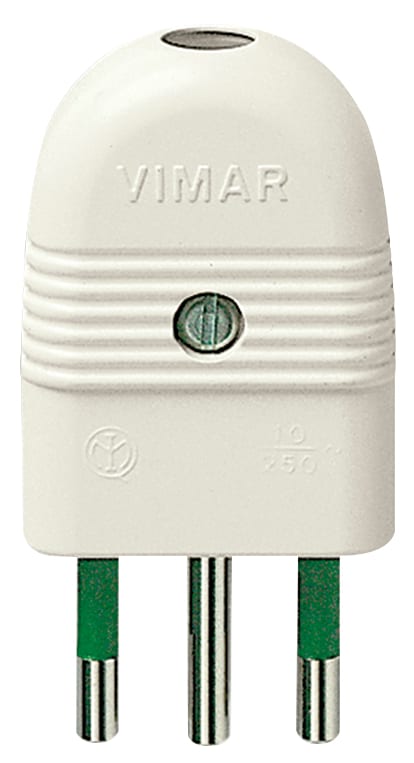 VIMAR SPA - VIW01021.B SPINA 2P+T 10A ASSIALE BIANCO