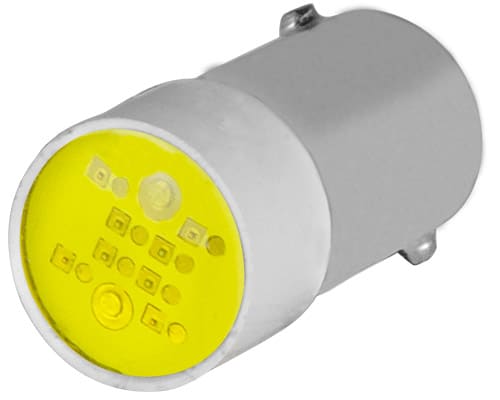 NEW ELFIN SRL - NEW010BA9SLG48 LAMPADINA LED GIALLA 48V  AC DC