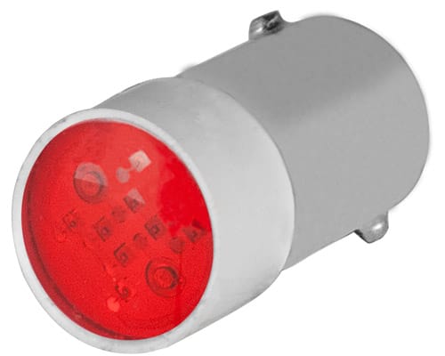 NEW ELFIN SRL - NEW010BA9SLR36 LAMPADINA LED ROSSA 36V AC DC