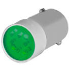 NEW ELFIN SRL - NEW010BA9SLV12 LAMPADINA LED VERDE 12V AC DC